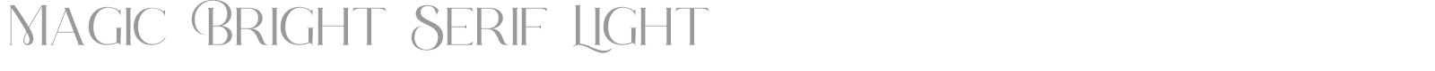 Magic Bright Serif font preview